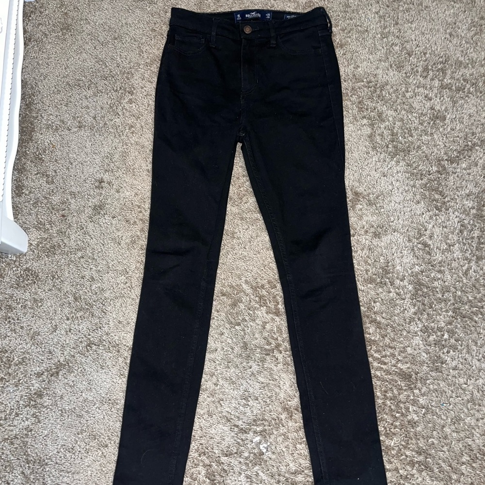 Holister Black High Rose Skinny Jeans